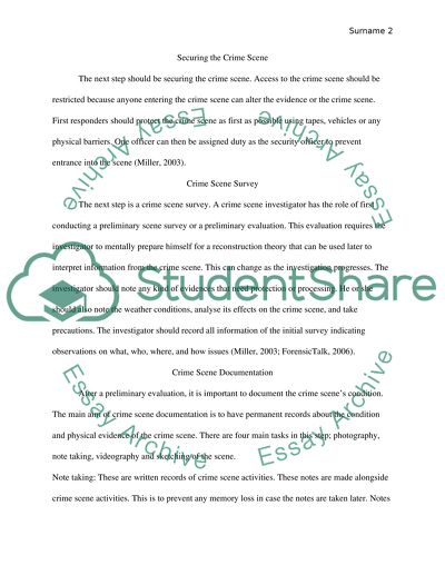 From the Crime to the Courtroom