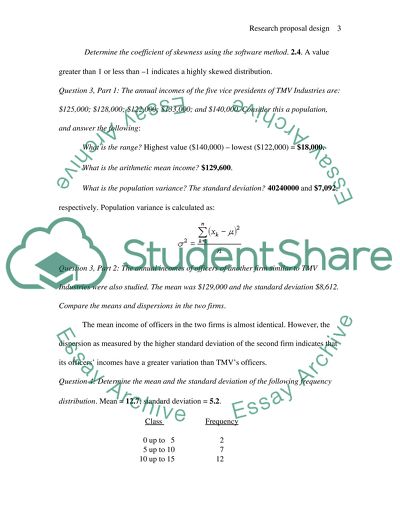 Research Proposal Design