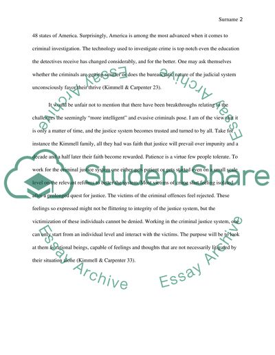 Summary for this particular book. for criminal justice class