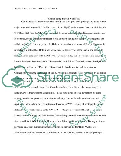 Women in the Second World War