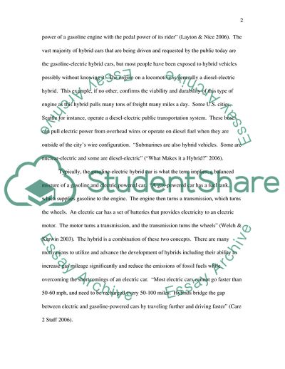 Dangers and Benefits of Hybrid Cars