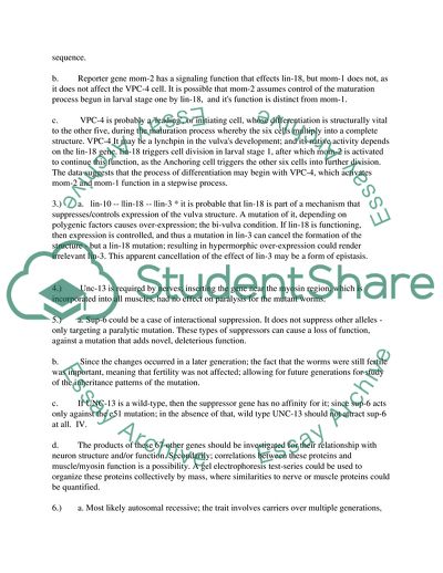 Advanced Genetic Analysis Review