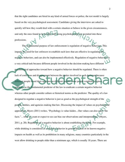 How Is Psychology a Part of Your Law Enforcement Career Choice