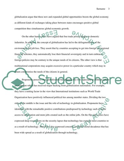 Globalization as understood and explained by corporations