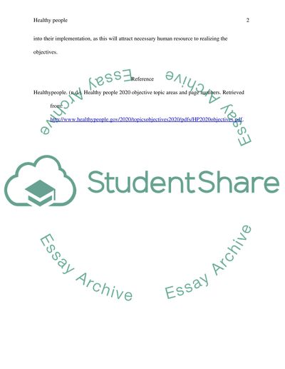 The Most Effective Objectives of the Healthy People Initiative