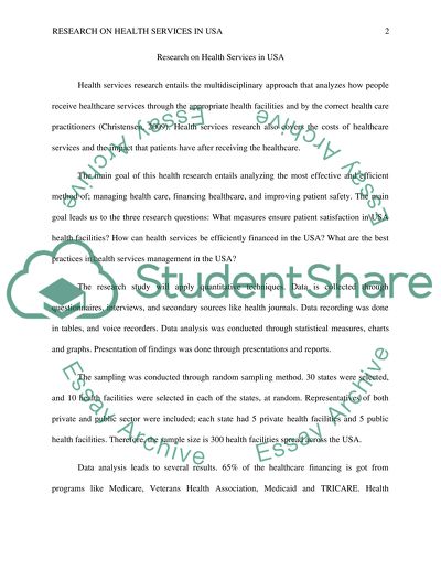 Article analysis summary
