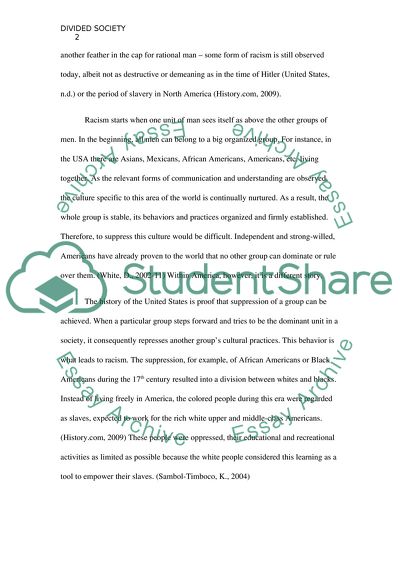 Racism - Thanks to Culture