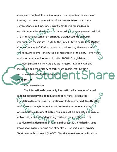 The Active Approach in Combating Terrorism