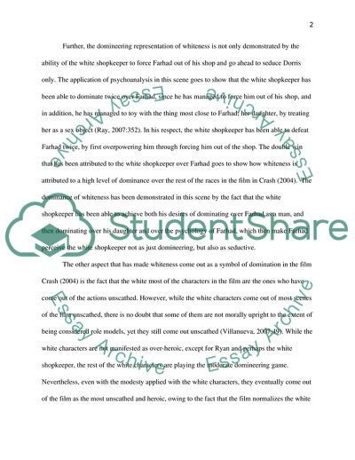 Analysis how Whiteness Operates in the Film in Crash