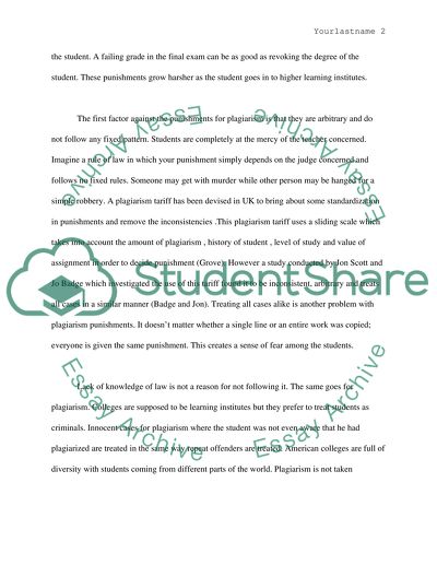 The Penalties for Plagiarism Are Too Harsh