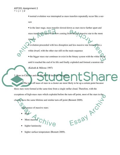 Astronomy assignment 2