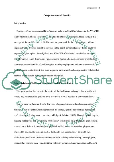 Compensation and Benefits