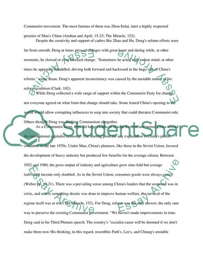 Development Strategies of China after World War II