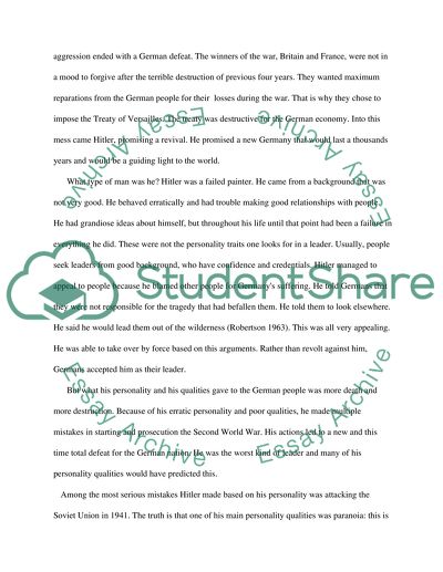 Persons Leadership Abilities