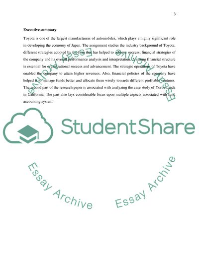 The Strategic Operations of Toyota