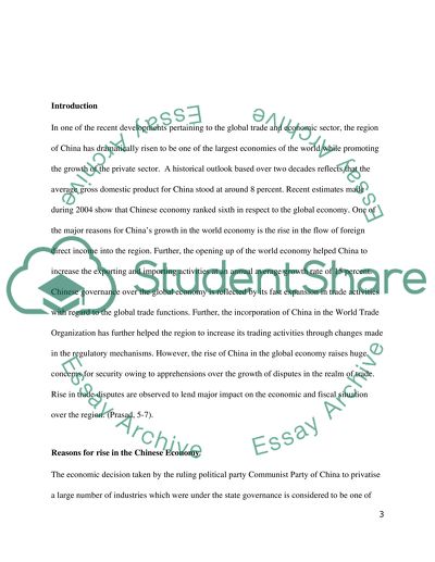 China and the World: Economy and Security