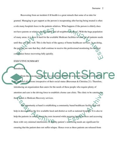 Entrepreneurial Business Concept: Opportunity and onceptualization Statement