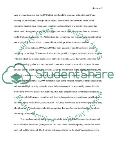 Benefits of Cloud Computing