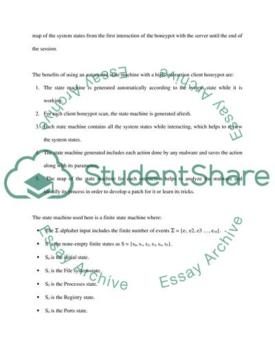 Automated State Machines Applied in Client Honeypots