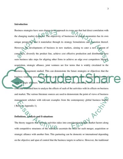 The Most Appropriate Approach to Strategic Development In Todays Business Environment