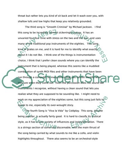 Pitch, Volume, Crest and Fall in Songs