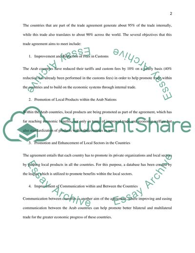 Greater Arab Free Trade Agreement