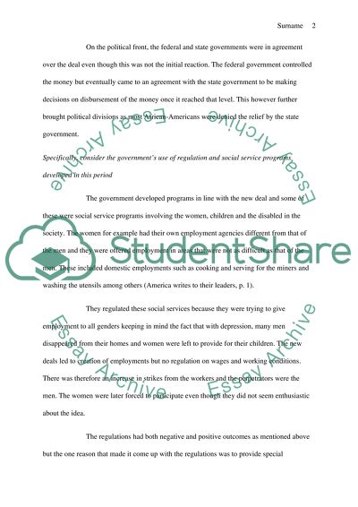 How Did the New Deal Reshape American Politics and Economics