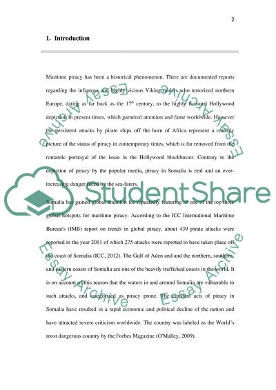 Is Piracy in Somalia Politically or Economically Motivated