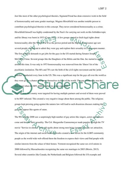 The long fight of LGBT groups