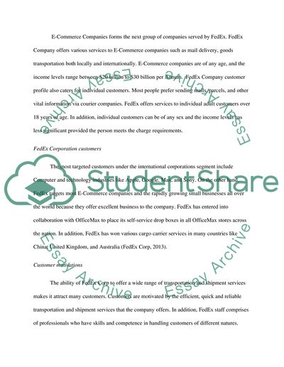 Customer Strategy Development Project