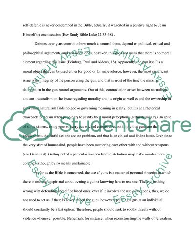 Do We Need More Gun Control