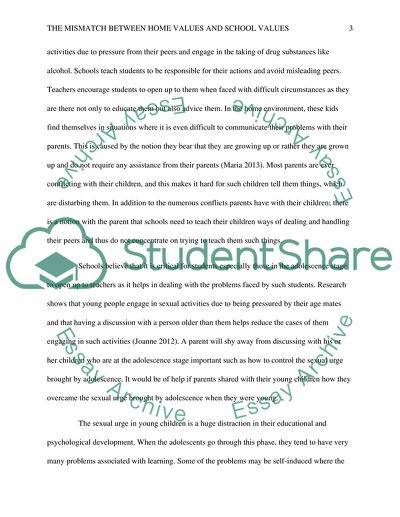 The Mismatch Between Home Values and School Values