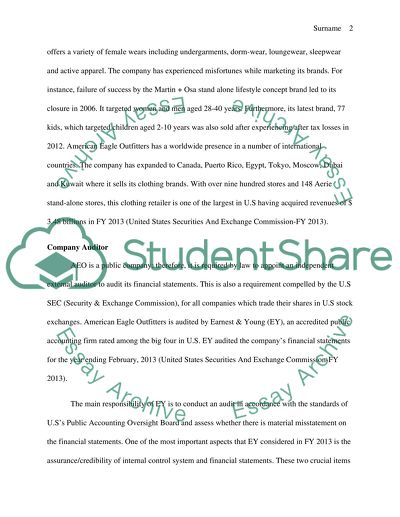 Analysis of American Eagle Outfitters