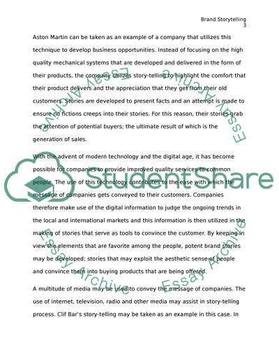 Brand storytelling: for when you have nothing else to say