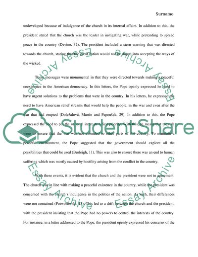 Truman and his exchanges of messages with pope pius XII and its consequences