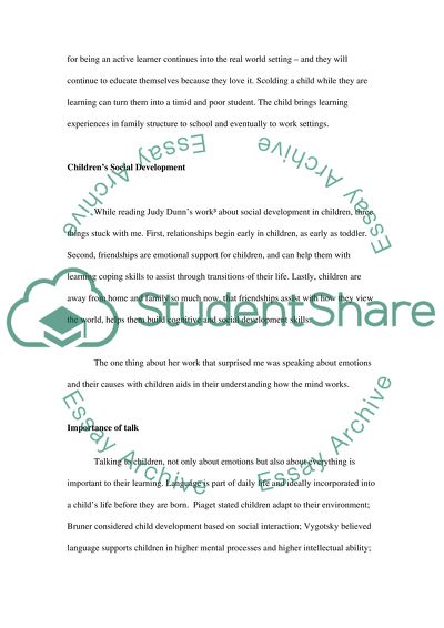 Theories of Child Development and Learning