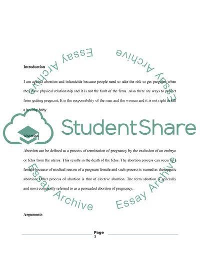 Philosophy Love and Marriage (Abortion)