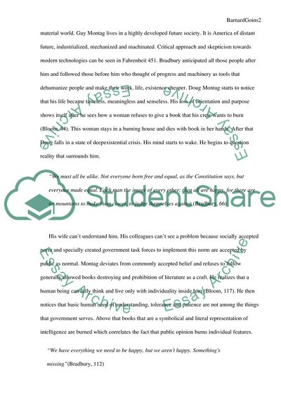 Social Deviation in Ray Bradburys Fahrenheit 451