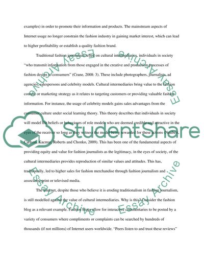 In what ways has Internet changed fashion journalism