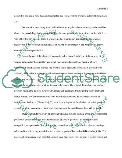 Prostitution - Evolution, Dilemma, and Cultural Differences