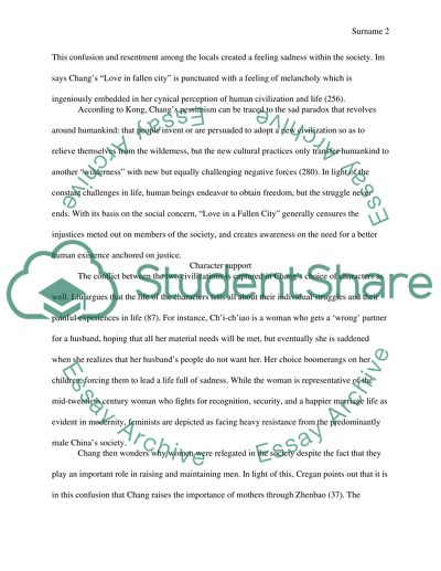 Transition to Modernity: Chinese Literature