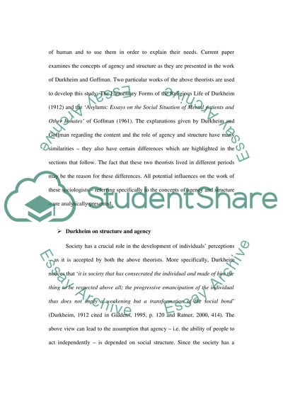 The Connections between the Structures of Our Society and the Kinds of People We Are
