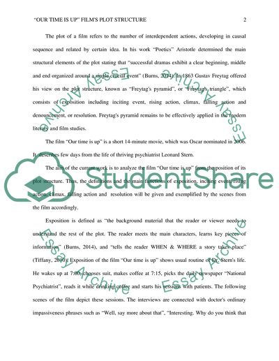 The Plot Structure in the Film Our Time is Up