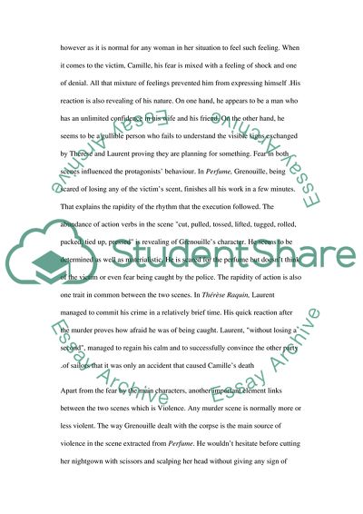 Characteristic of Murder Scenes in Literature