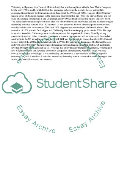 History of General Motors Company