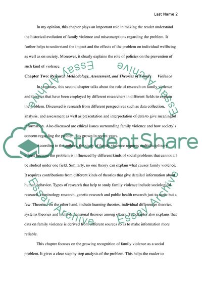 Family Violence Across the Lifespan