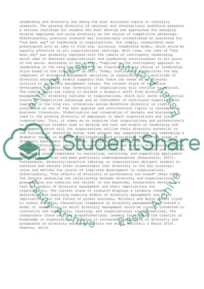 What is the future of diversity management