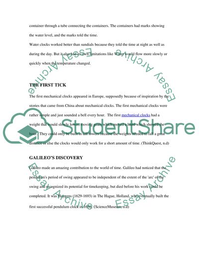 Humans and Time Paper