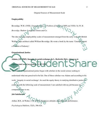The original sources of measurement scales