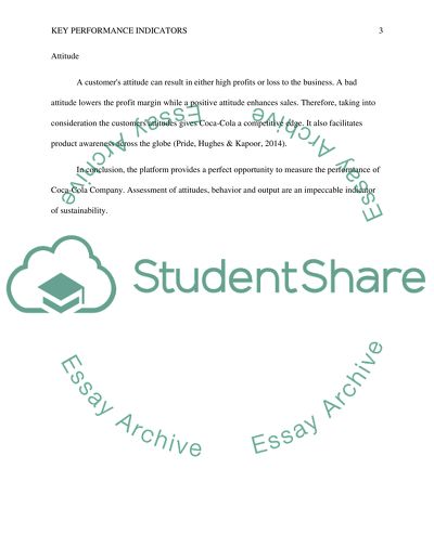 Key Performance Indicators for Coca-Cola